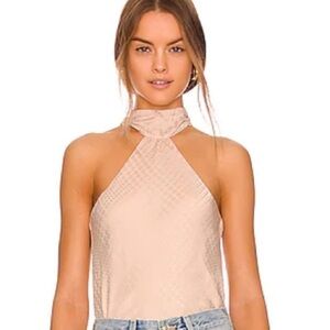 Heartloom Riley Halter Top Buff Size Medium